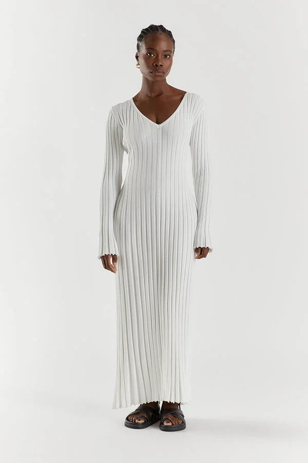 V-Neck Knit Maxi Dress V-Neck Knit Maxi Dress