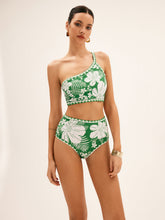 Floral Shoulder Bikini Set