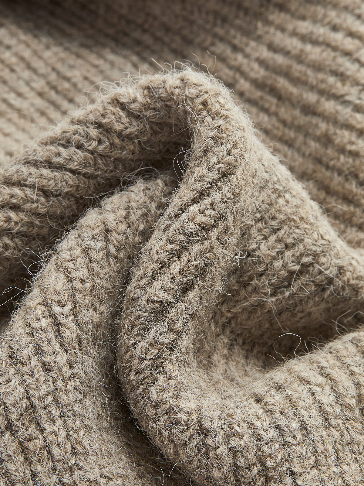 V-Neck Split Sweater Dress
