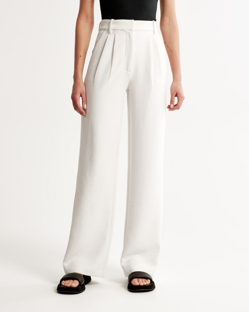 White WideLeg Pants — free download