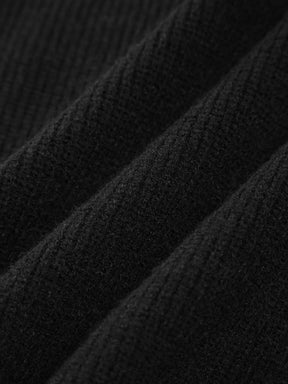 Contrast Stitch Knit Sweater