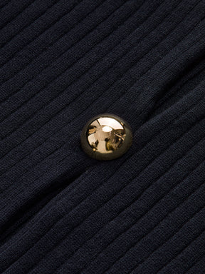 Split Button Cardigan