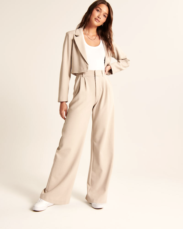 Modern Romance Tailored Wide Leg Pant